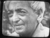 ohne Titel. (Portrait Yiddu Krishnamurti, Aufnahme vom Fernseher).
