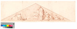Die Bergpredigt 
(Entwurfszeichnung für das Osttympanon des Französischen Doms)