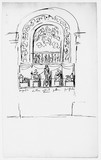 Vorschaubild von Entwurfsskizze zur sog. Dürer-Wand für die Dürer-Feier 1828 in der Königlichen Akademie der Künste.
