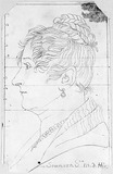 Vorschaubild von Mutter der Hironima Scholz, Bildnis im Profil nach links.