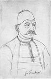 Vorschaubild von Halbfigur eines Mannes (G. Tombasi), nach rechts.