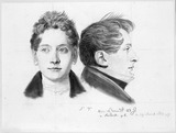 Vorschaubild von Heinrich Wendt, Brustbild en face und im Profil nach rechts.