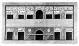 Vorschaubild von Entwurf für die Gartenfassade des Marmorpalais in Potsdam.