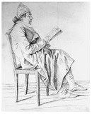 Vorschaubild von Johann Andreas Schlegel, Zeitung lesend.
