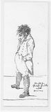 Vorschaubild von Der Philosoph Johann Gottlieb Fichte. Karikatur.