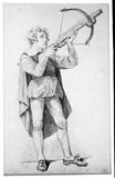 Vorschaubild von Stehender, jugendlicher Armbrust-Schütze.