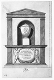 Vorschaubild von Grabmalarchitektur mit eingestellter Urne.