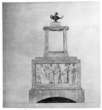 Vorschaubild von Entwurf für ein Grabmal mit antikisierendem Relief. (für Lotte Schadow?)