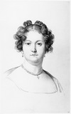 Vorschaubild von Brustbild der Mutter der Hironima Scholz. Vorderansicht.