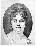 Vorschaubild von Brustbild Marie Christine Schlegel, en face. Brustbild.