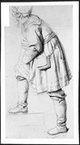 Vorschaubild von Vorgebeugt stehender Mann. (im Kostüm der Reformationszeit.)