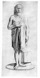 Vorschaubild von Figur in ägyptischem Stil, en face. (vgl. Schadow 667).