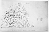 Vorschaubild von Theseus als Befreier der athenischen Jugend, Teilstudie.
