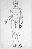 Vorschaubild von Statue des Idolino. Vorderansicht des Bildwerkes.