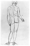 Vorschaubild von Statue des Idolino. Rückenansicht des Bildwerkes.
