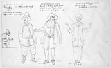 Vorschaubild von Figurinen der Commedia dell'arte.