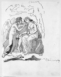 Vorschaubild von Amor tröstet Psyche, nach einem Gemälde von Angelika Kauffmann.