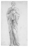 Vorschaubild von Priesterin mit Opfergefäß, nach einer antiken Statue.