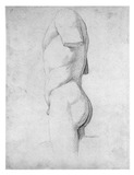 Vorschaubild von Weiblicher Torso, in Vorderansicht, nach einer antiken Skulptur.