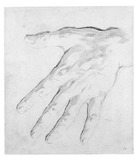 Vorschaubild von Studie einer linken Hand (nach dem Leben).