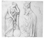 Vorschaubild von Zwei Musen (Urania und Melpomene)