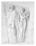 Vorschaubild von Dionysos und Ariadne. Nach einem Relief.