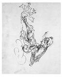 Vorschaubild von Amor und Psyche in den Wolken, nach Dominichino (?).