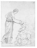 Vorschaubild von Sogenanntes Amathea-Relief, nach einem antiken Relief.