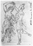 Das Tänzerpaar Salvatore und Maria Viganò.