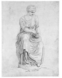 Vorschaubild von Sitzfigur der Muse Uranie, nach einer antiken Statue