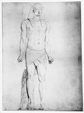 Vorschaubild von Antinous im ägyptischen Typus, nach einer antiken Statue. (Vgl. Schadow 287).