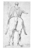Vorschaubild von Reiterstatue des Marc Aurel. Rückseite.
