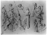 Vorschaubild von Studien zum Relief "Apotheose der Königin Luise".