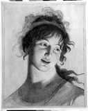 Vorschaubild von Kopf der schwebenden Muse mit Maske (Thalia).