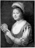 Vorschaubild von Lachende Kurtisane. Nach Gerard Honthorst.