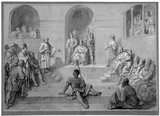 Vorschaubild von Apostel Paulus und Herodes Agrippa II. vor Festus.