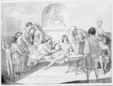 Vorschaubild von Sokrates und Alkibiades Theodota, Alternativentwurf.