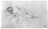Vorschaubild von Liegender weiblicher Akt.