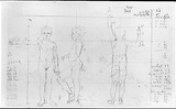 Vorschaubild von Proportionsstudien nach dem achtjährigen Carl Friedrich Zobel.