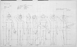 Vorschaubild von Proportionsstudien nach dem 15 jährigen Hermann Wolf, in Vorder-, Seiten-, Rückenansicht sowie ein Apollino in Ponderation.