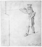 Vorschaubild von Russischer Landwehrsoldat (Druschina) mit angelegtem Gewehr.