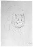 Vorschaubild von Johann Gottfried Schadow, Selbstbildnis nach rechts.