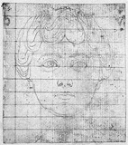 Vorschaubild von Weiblicher Kopf  (Faustina?). Vorderansicht.
