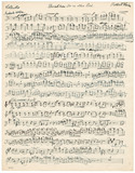 Variationen über ein altes Lied für Violine und Klavier [a-Moll]