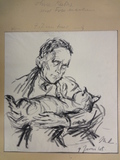 Vorschaubild von Portrait John Heartfield mit Katze. 4. Juni 48.