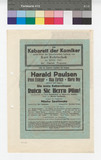 Rufen Sie Herrn Plim
Berlin, Kabarett der Komiker [d.i. Kadeko]
Text: Marcellus Schiffer
Musik: Mischa Spoliansky
Pr: 15. Febr. 1932
R: Kurt Robitschek
Bb: Hermann Krehan