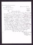 Vorschaubild von Brief von Carl Einstein an Hans Pfitzner