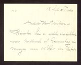 Brief von Margarethe Vogelsdorff an Carl Einstein