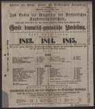 1813.1814.1815. (1. u. 2. Akt) / W. Held, Fr. Held
Neue, im Circus noch nicht vorgekommene Kunstproductionen / ---