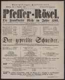 Pfeffer-Rösel, oder: Die Frankfurter Messe im Jahre 1295 / Charlotte Birch-Pfeiffer
Der geprellte Schneider / G. A. Selke